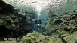 Potápění na Islandu Silfra