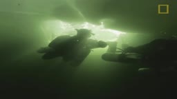 Mrazivé potápění ve švédských jeskyních